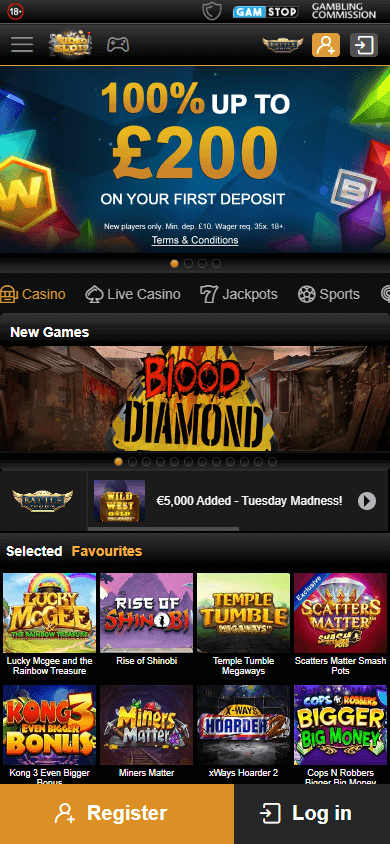 Videoslots Casino Mobile screenshot